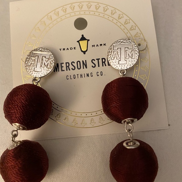 Texas A&M Sonata Earrings - NEW - Picture 3 of 4